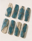 Ocean Wave Nail Strips